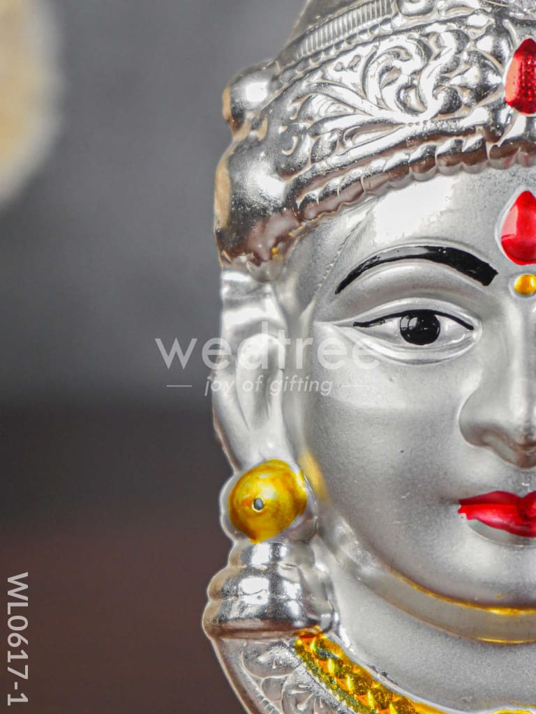 German Silver Lakshmi Face - WL0617