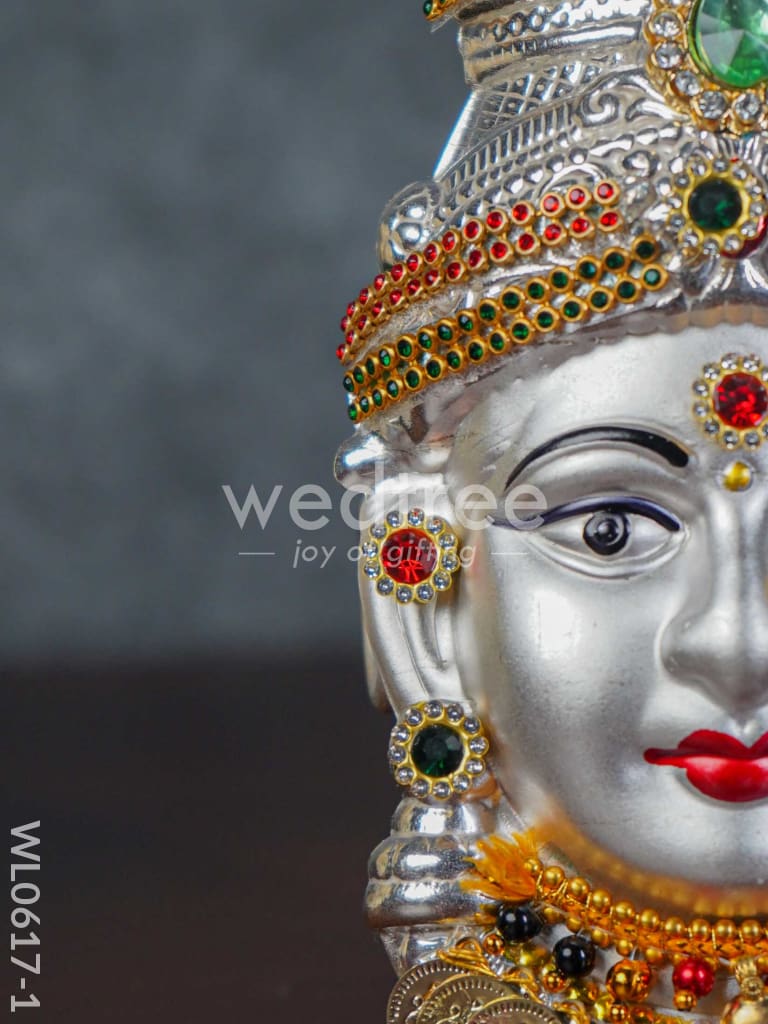 German Silver Lakshmi Face - WL0617