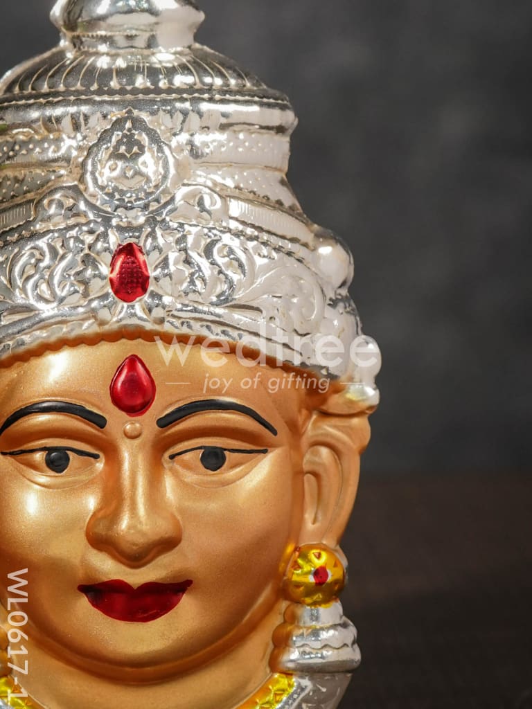 German Silver Lakshmi Face - WL0617