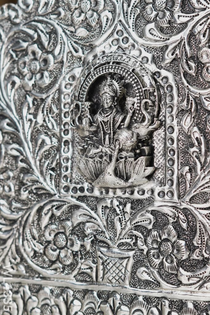 German Silver Lakshmi Simhasanam - 17 inch - WL4335