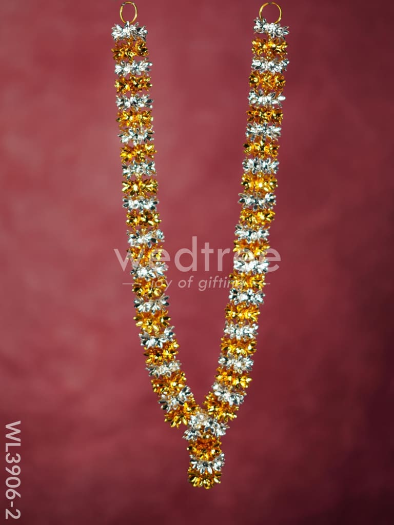 German Silver Parijata Flower Malai - WL3906