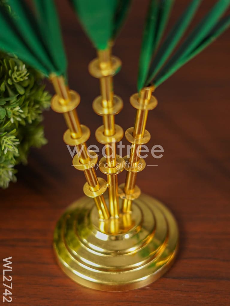 German Silver Sugar Cane Tree - Set of 2 - WL2742