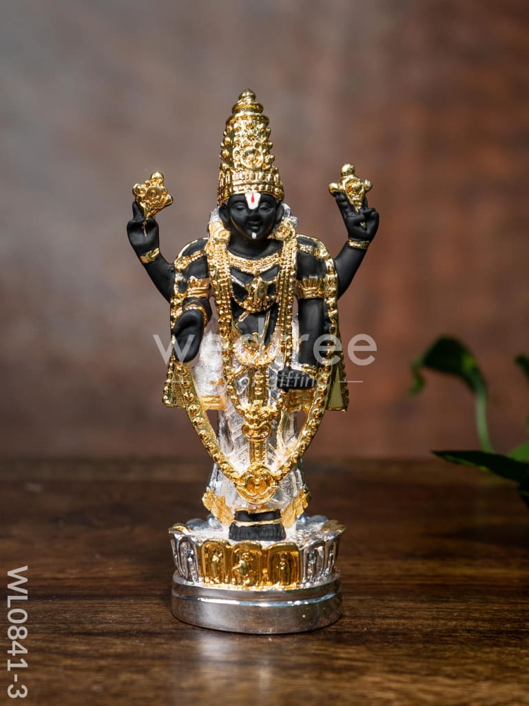 German Silver Tirupathi Balaji Idol Small - WL0841