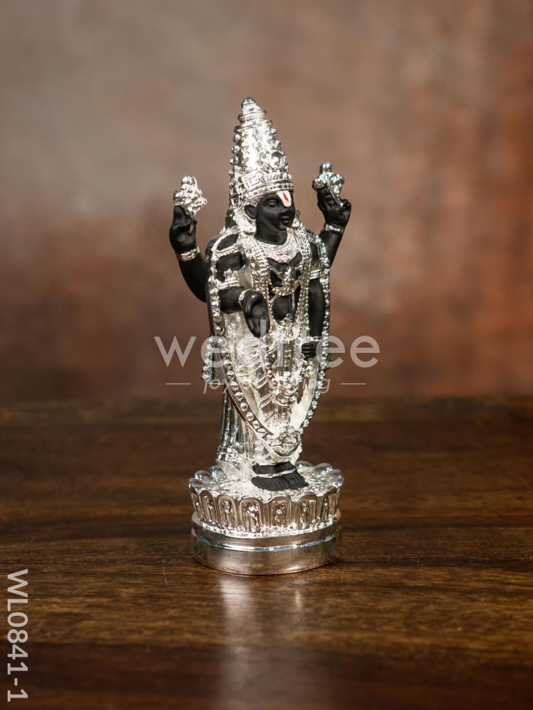 German Silver Tirupathi Balaji Idol Small - WL0841