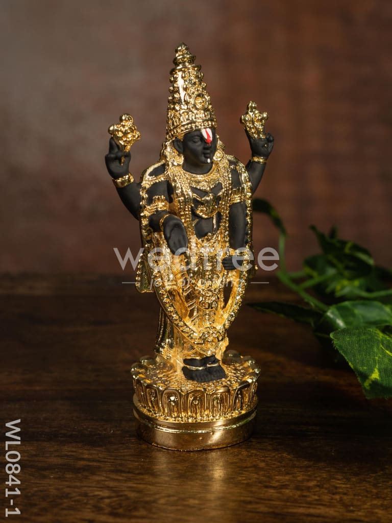 German Silver Tirupathi Balaji Idol Small - WL0841