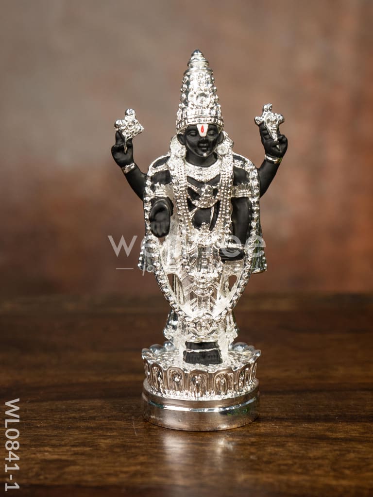 German Silver Tirupathi Balaji Idol Small - WL0841