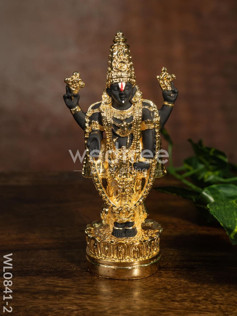 German Silver Tirupathi Balaji Idol Small - WL0841