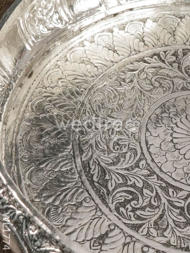 German Silver Urli - 10 Inches (Black Antique Finish) - WL1774