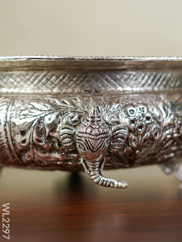 German Silver Urli with Antique finish ( 12 inch ) - WL2297