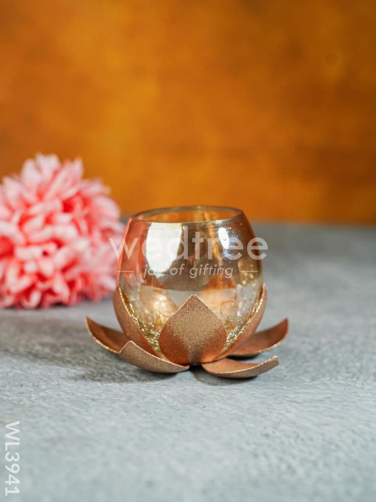 Glass Candle Holder - WL3941