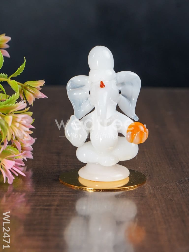 Glass Ganesha Idol - WL2471
