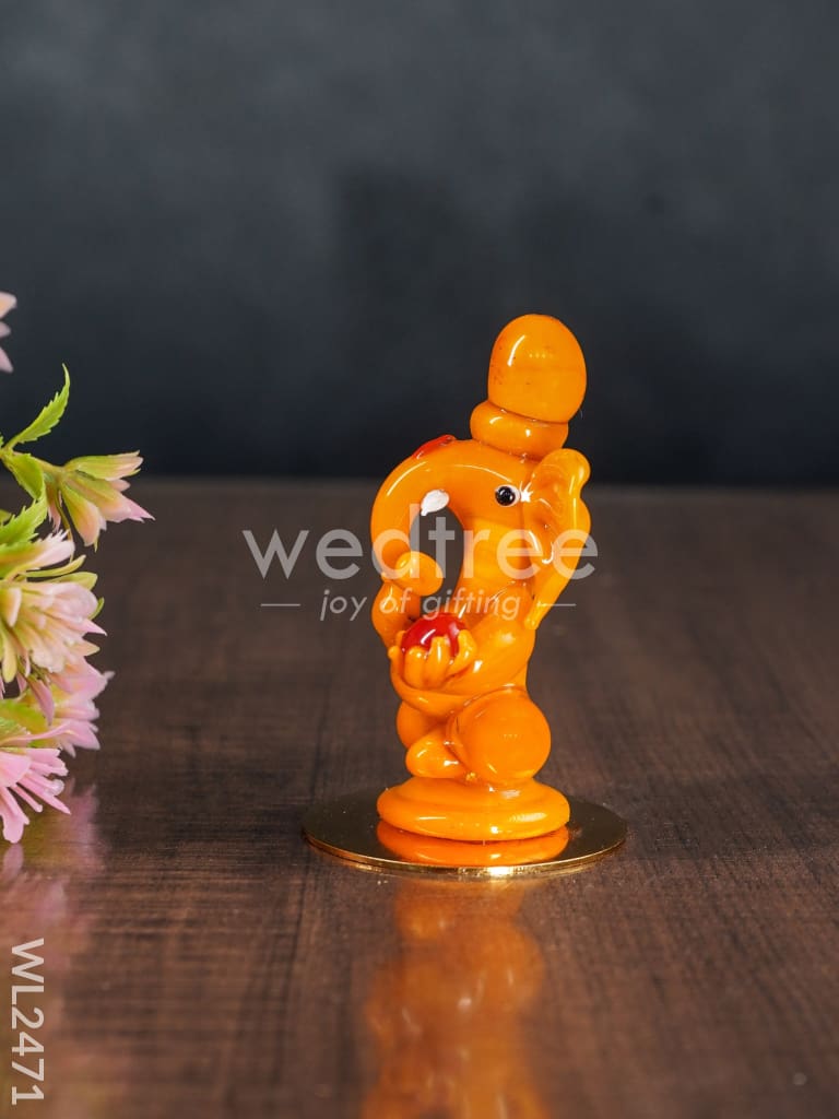 Glass Ganesha Idol - WL2471