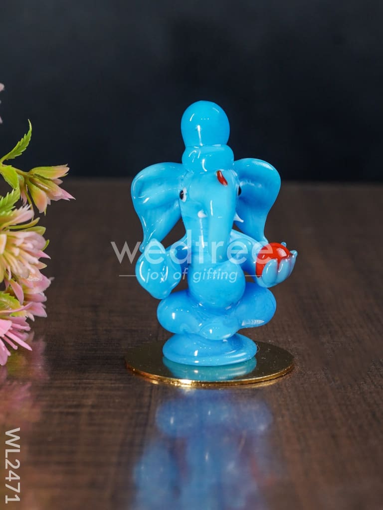 Glass Ganesha Idol - WL2471