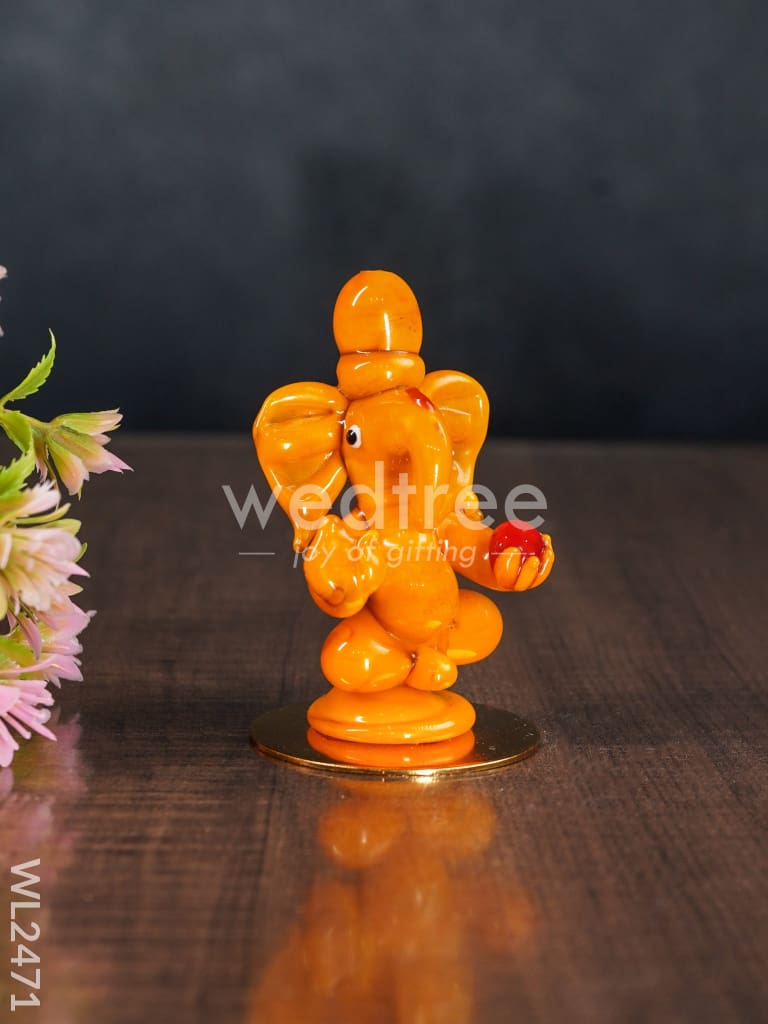 Glass Ganesha Idol - WL2471