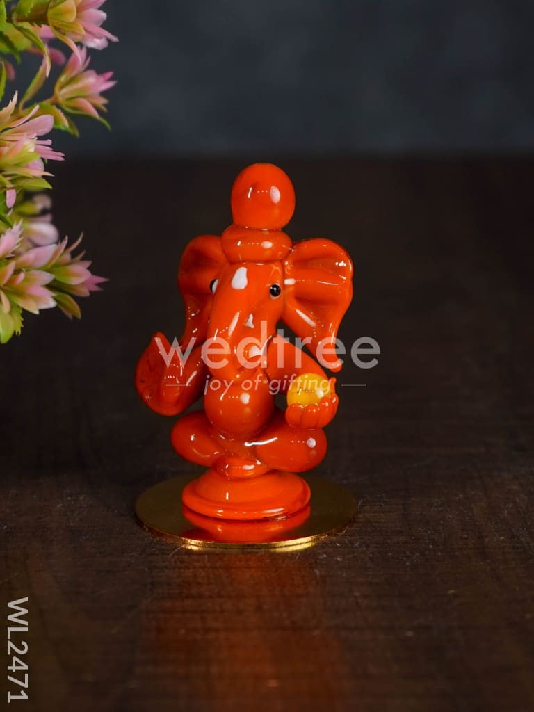 Glass Ganesha Idol - WL2471