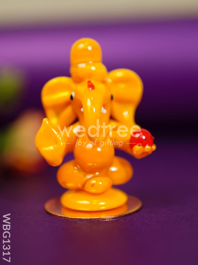 Glass Ganesha with Stand - WBG1317