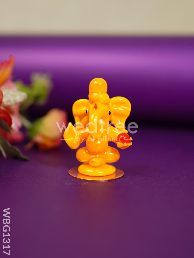 Glass Ganesha with Stand - WBG1317