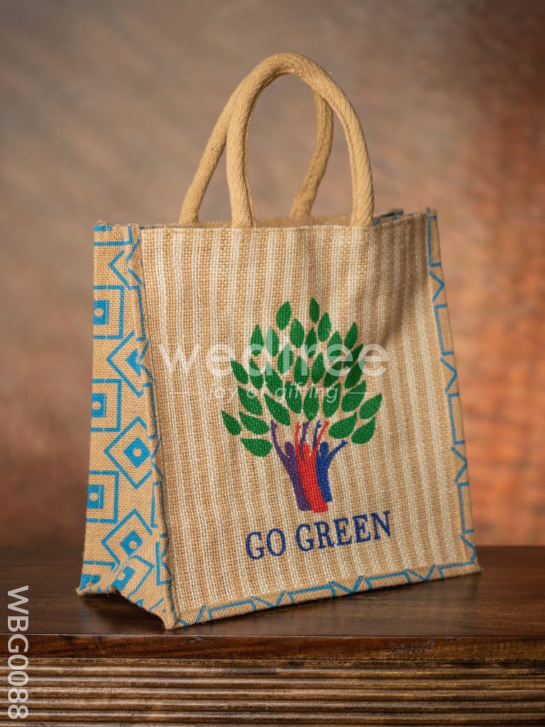 Go Green - Eco Friendly Jute Bag - WBG0088