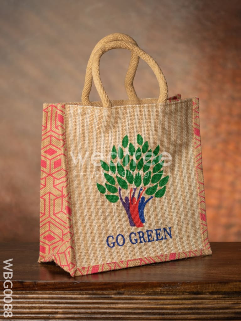 Go Green - Eco Friendly Jute Bag - WBG0088