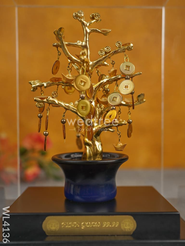Gold Foil Money Tree - WL4136