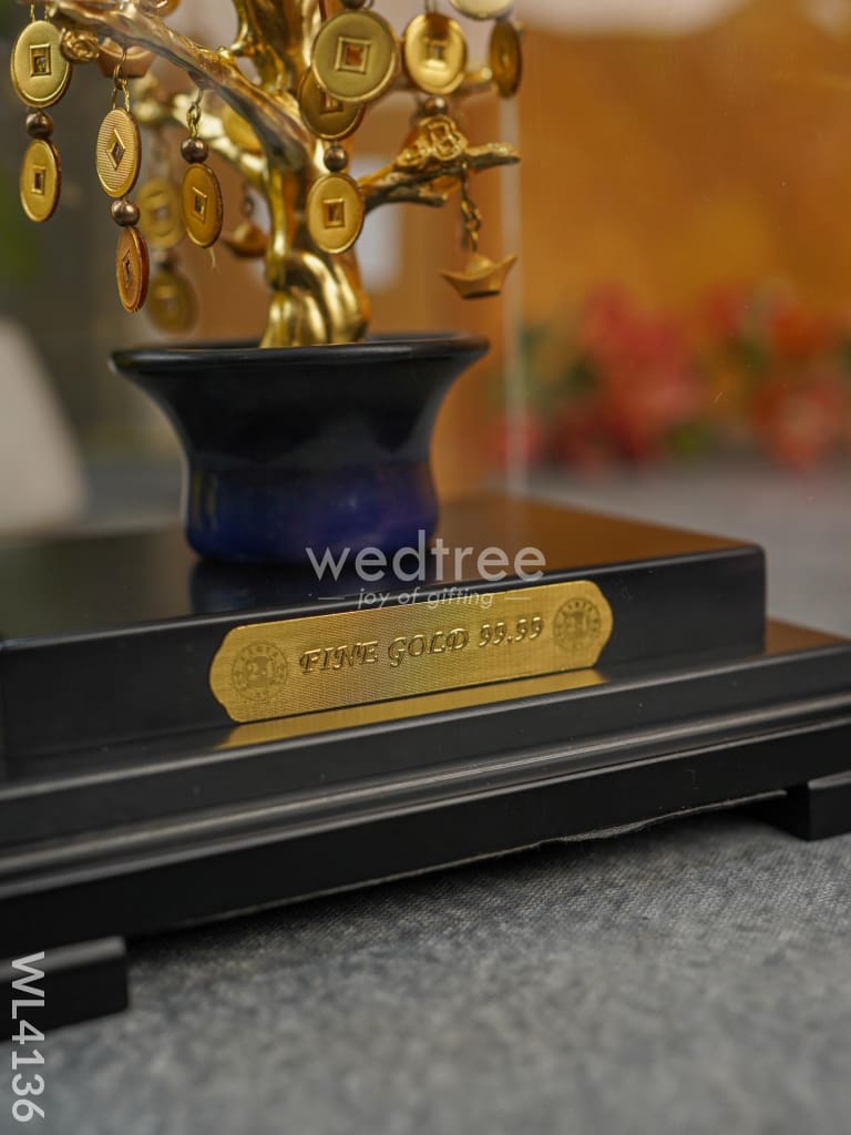 Gold Foil Money Tree - WL4136