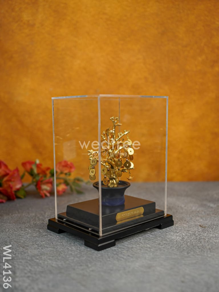 Gold Foil Money Tree - WL4136