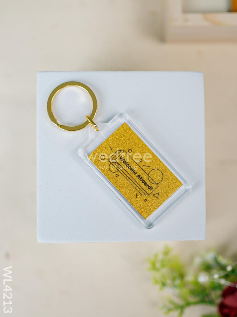Gold Foil Pen and Keychain Set - WL4213