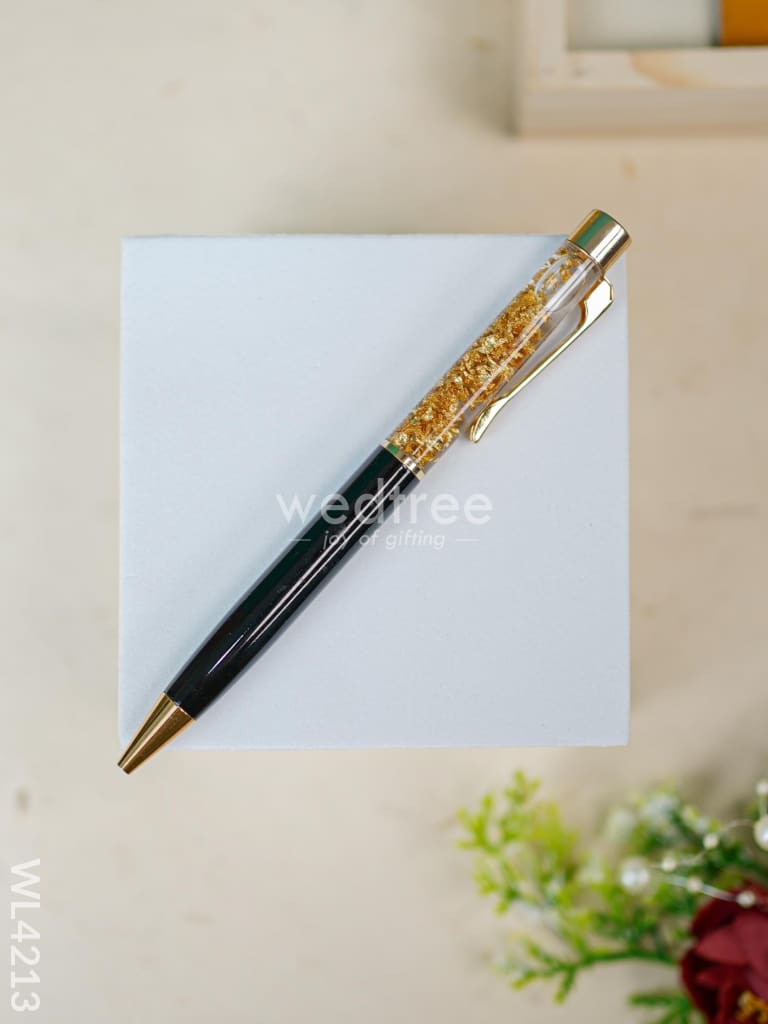 Gold Foil Pen and Keychain Set - WL4213
