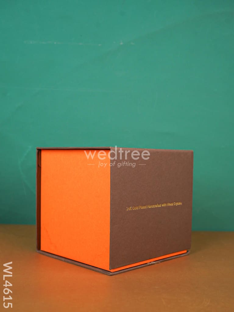 Gold Globe in Acrylic Cabinet - WL4615