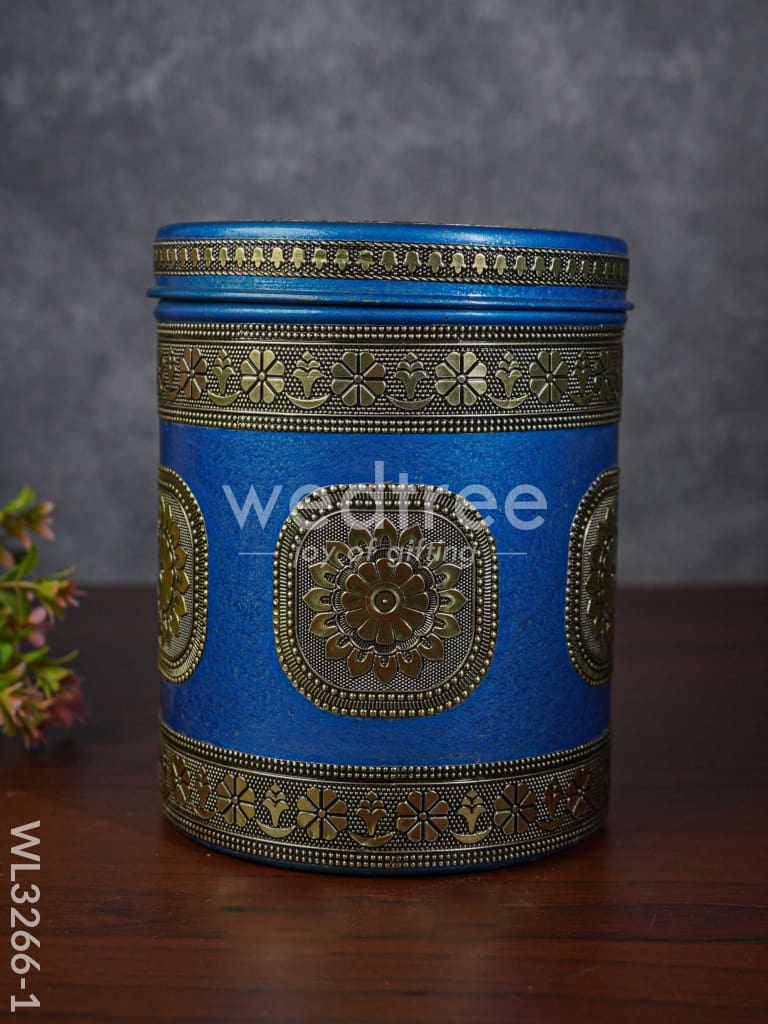 Gold Oxidized Dabba - WL3266-1