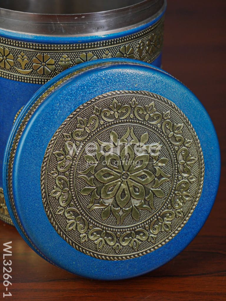 Gold Oxidized Dabba - WL3266-1