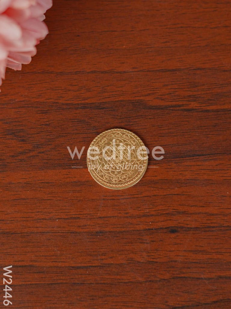 Gold plated coin - W2446