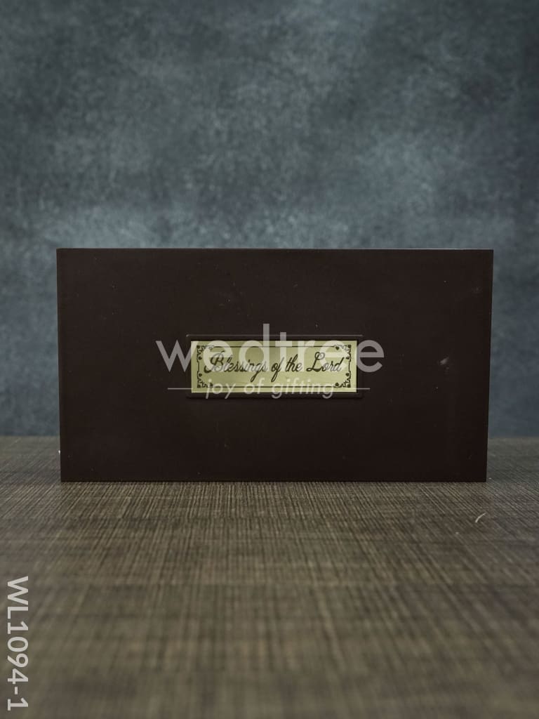 Gold Plated Prayer Box Large - WL1094