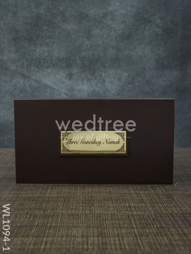 Gold Plated Prayer Box Large - WL1094