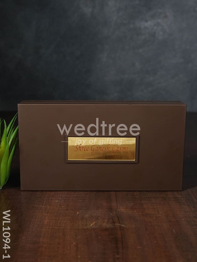 Gold Plated Prayer Box Large - WL1094