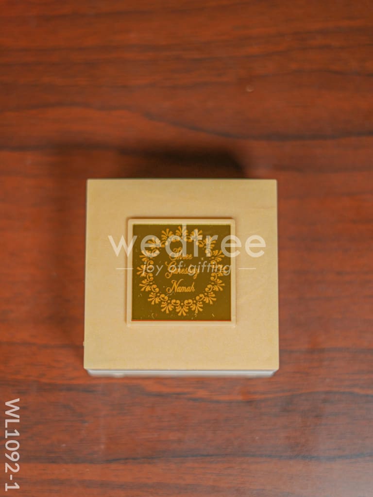 Gold Plated Prayer Box Mini - WL1092