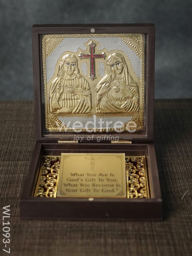 Gold Plated Prayer Box - Small - WL1093