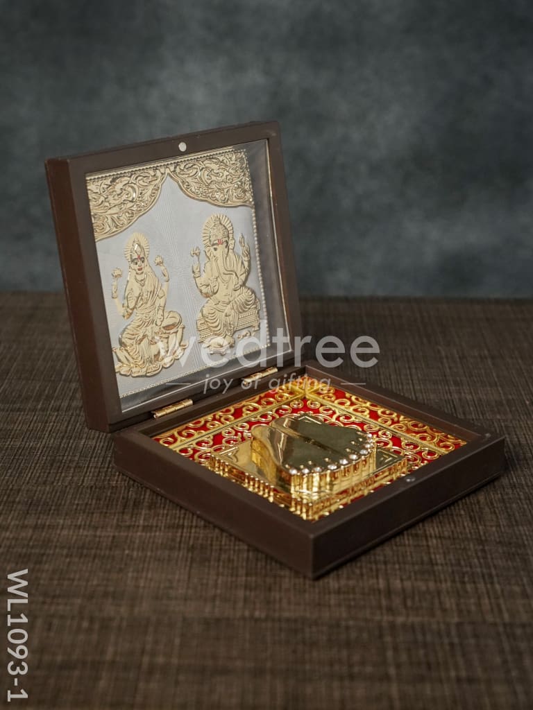 Gold Plated Prayer Box - Small - WL1093
