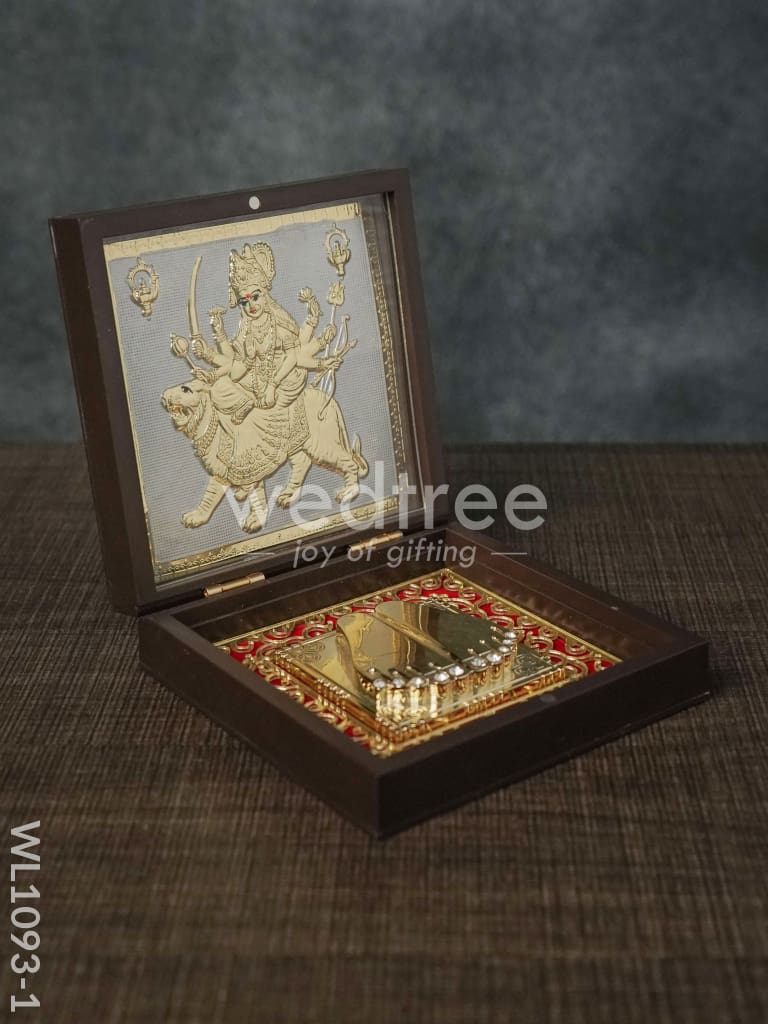 Gold Plated Prayer Box - Small - WL1093