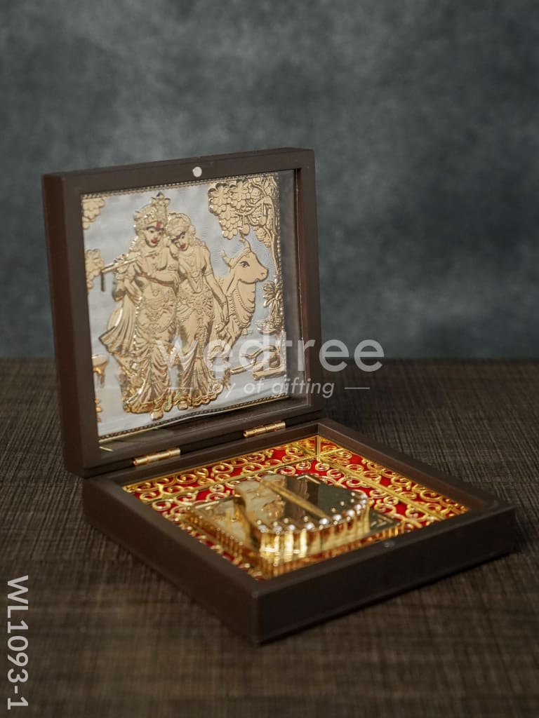Gold Plated Prayer Box - Small - WL1093
