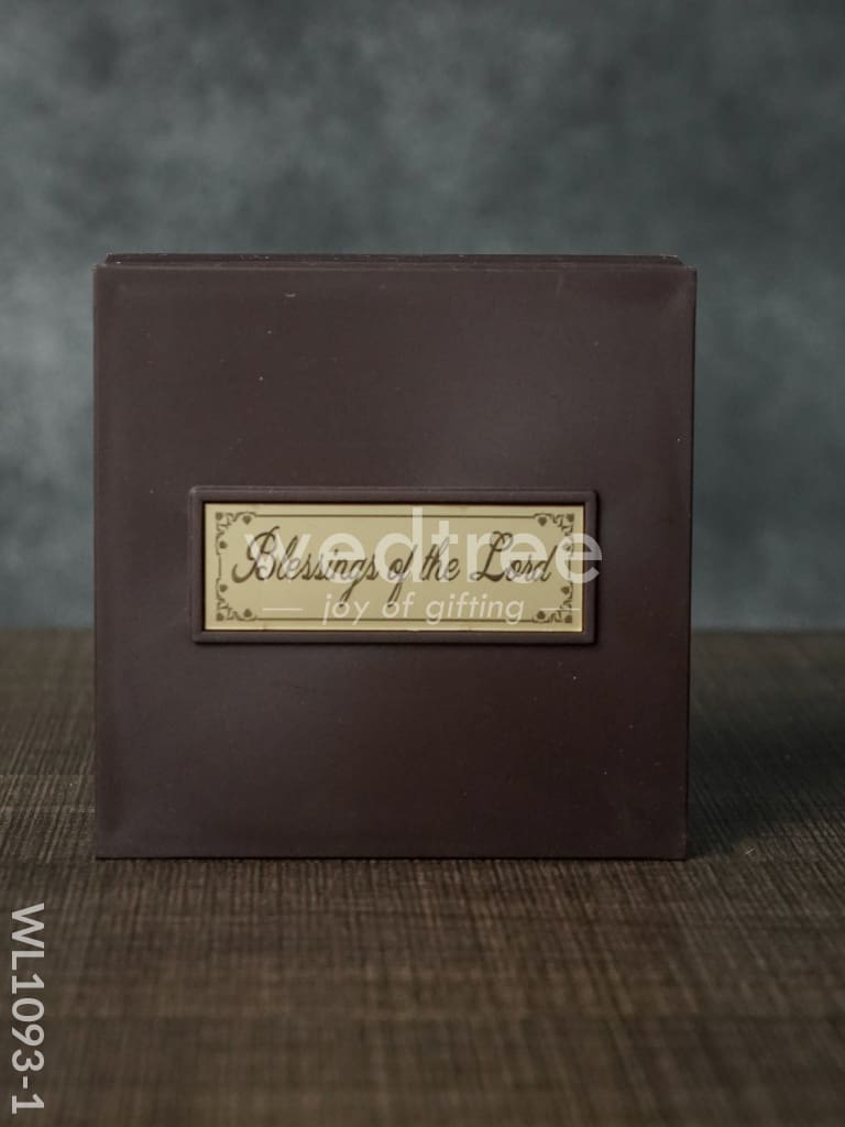 Gold Plated Prayer Box - Small - WL1093