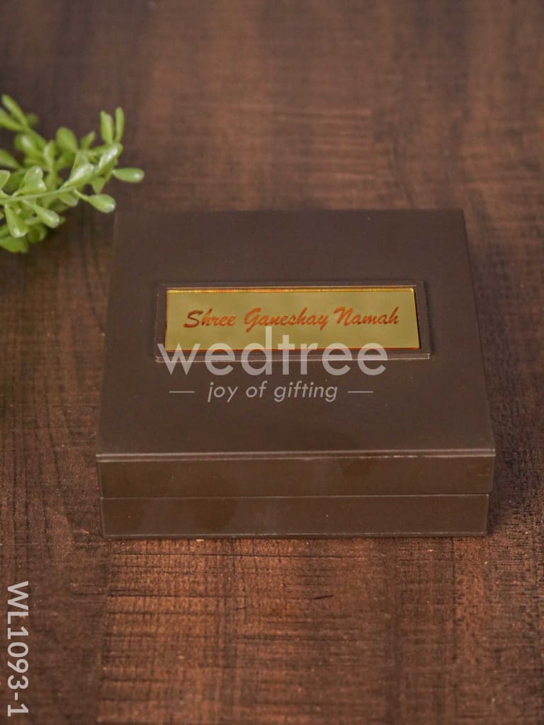 Gold Plated Prayer Box - Small - WL1093