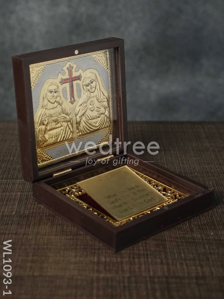 Gold Plated Prayer Box - Small - WL1093