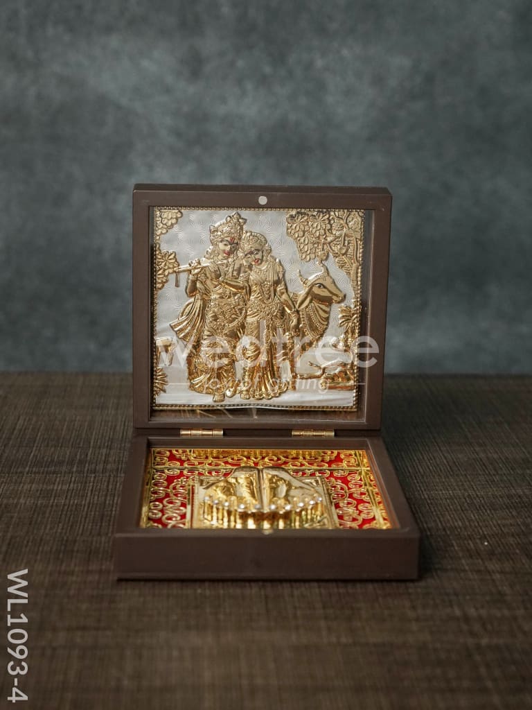 Gold Plated Prayer Box - Small - WL1093