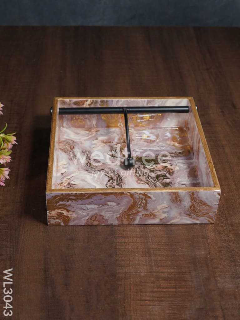 Golden Enamel Paper Cutlery - WL3043