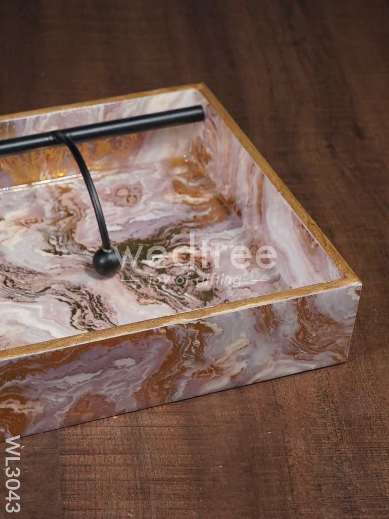 Golden Enamel Paper Cutlery - WL3043