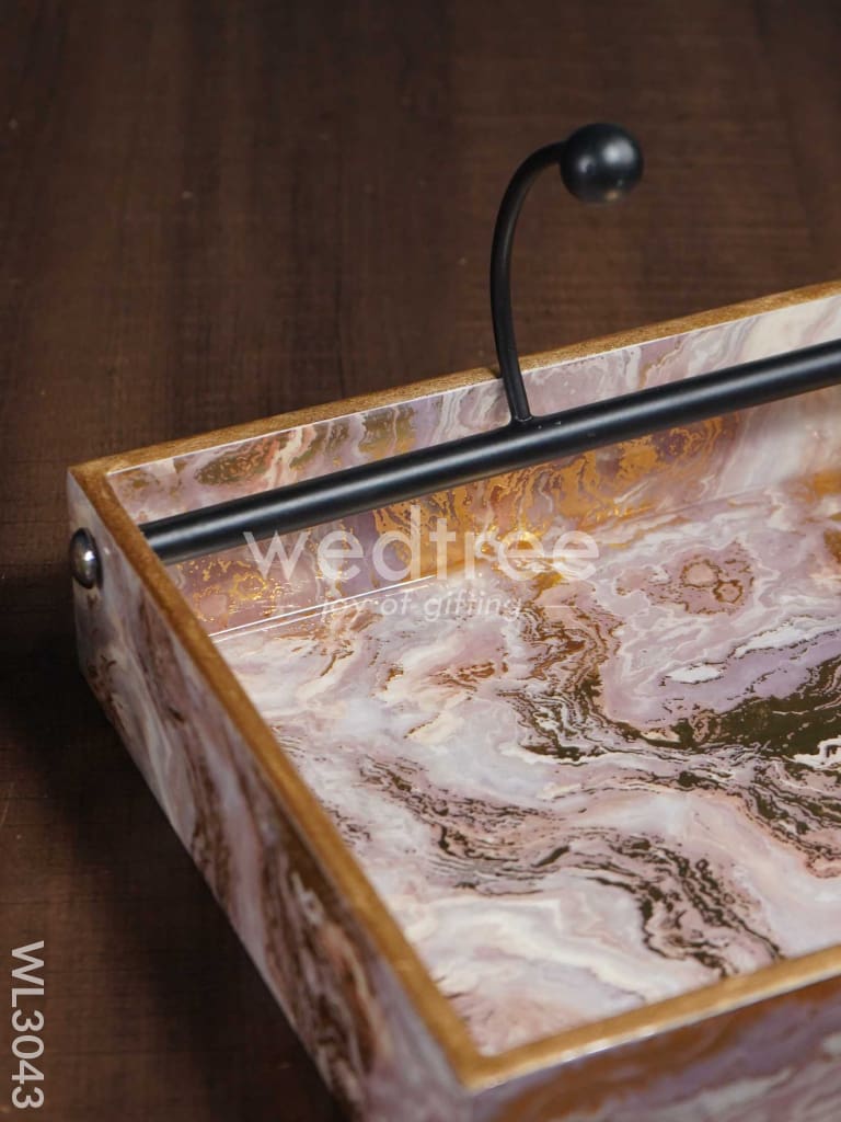 Golden Enamel Paper Cutlery - WL3043