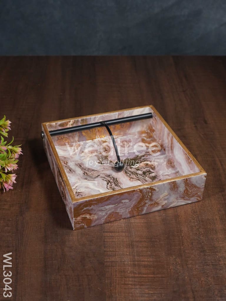 Golden Enamel Paper Cutlery - WL3043