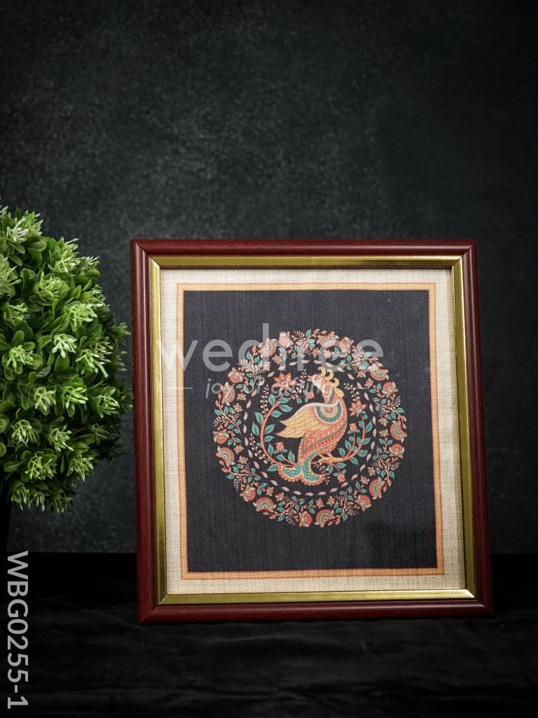 Golden Frame : Peacock Design - WBG0255-1