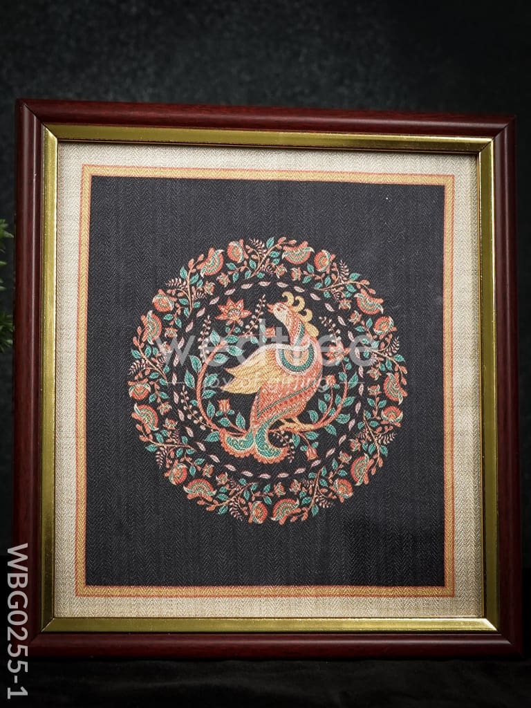 Golden Frame : Peacock Design - WBG0255-1